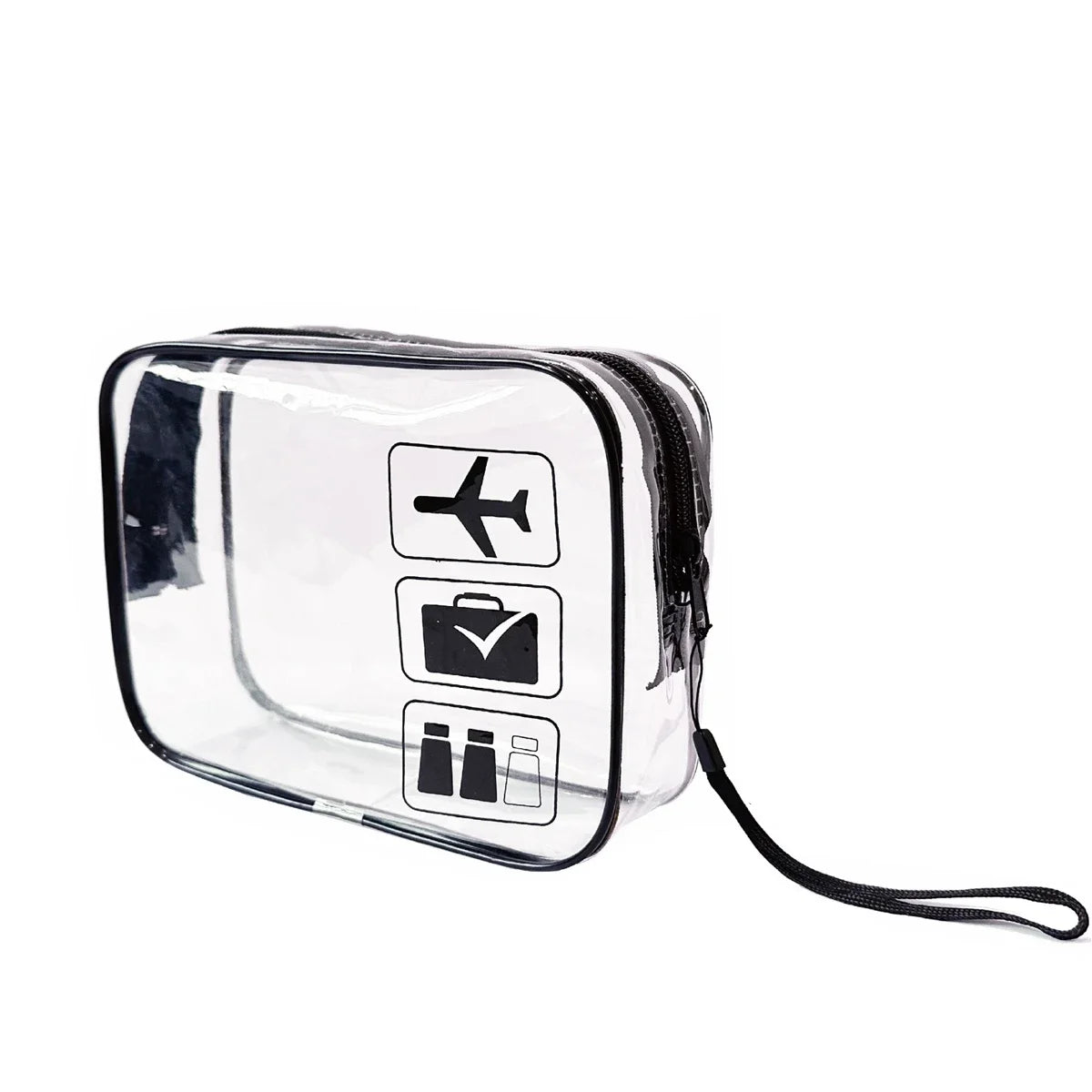 Men Women Travel Clear Cosmetic Bag Waterproof Toiletry Wash Make Up Bags Transparent Zipper Makeup Bag Organizer Box