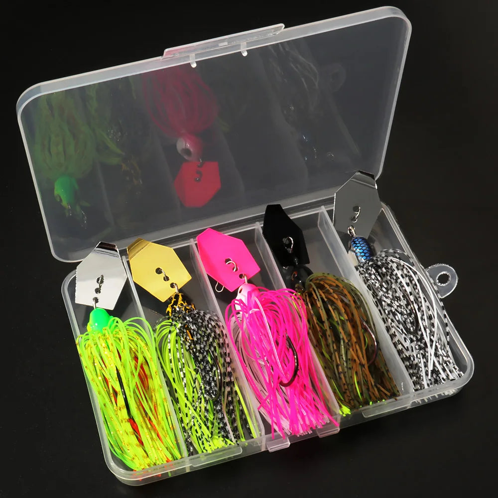Spinner Bait Fishing Lures Kit Set