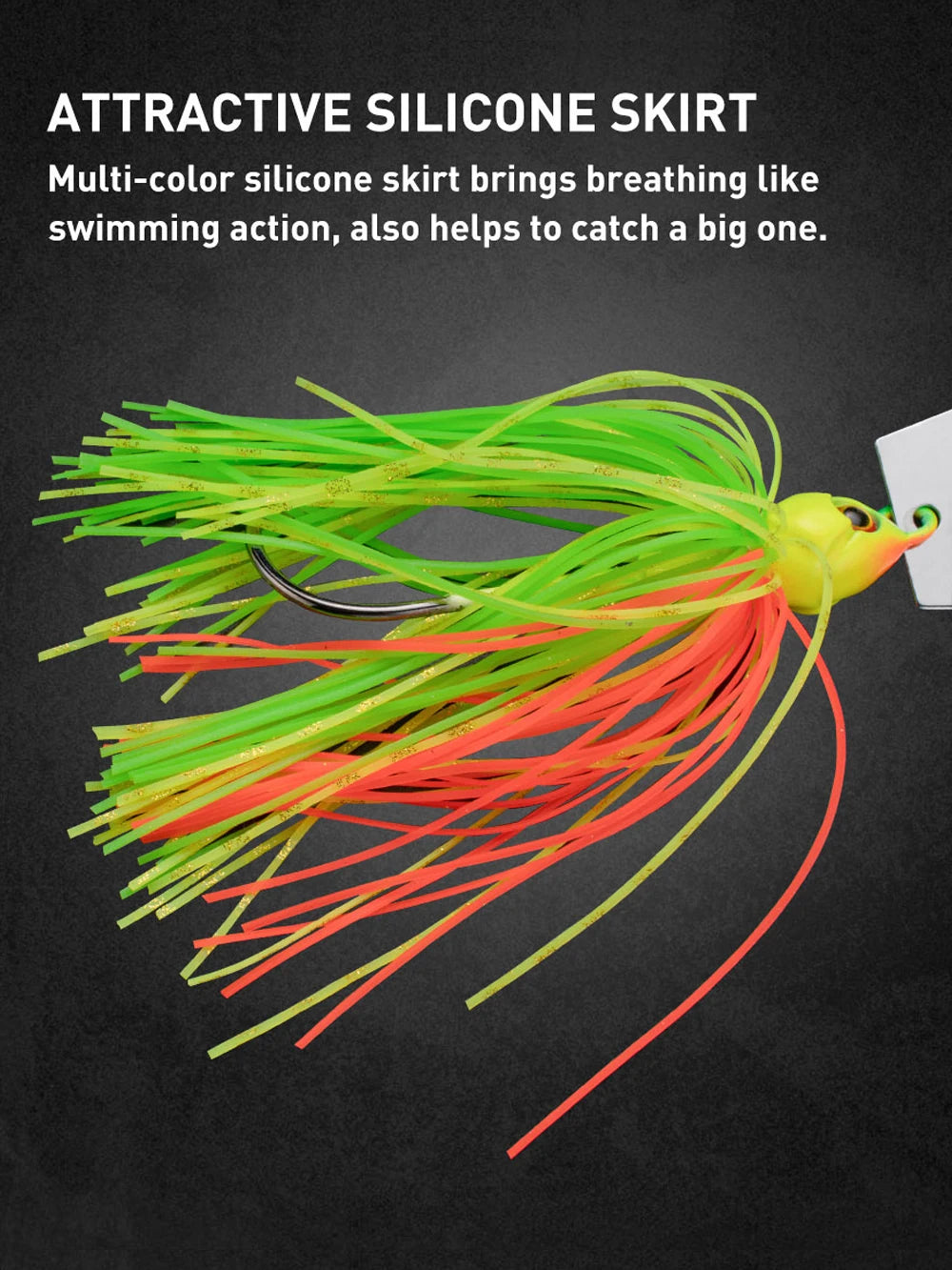 Spinner Bait Fishing Lures Kit Set
