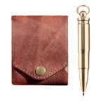 Money Wallet Bi-Fold ID Card Clip Case Complimentary Fountain Pen Slim Minimalist Wallet for Daily Commuting Business and Travel