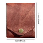 Money Wallet Bi-Fold ID Card Clip Case Complimentary Fountain Pen Slim Minimalist Wallet for Daily Commuting Business and Travel